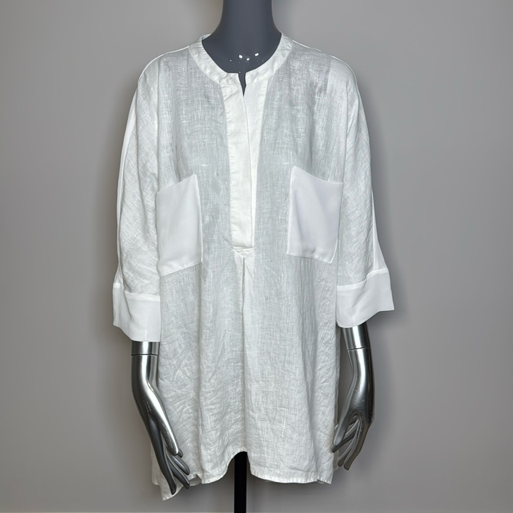 Linen Anne Klein top/dress